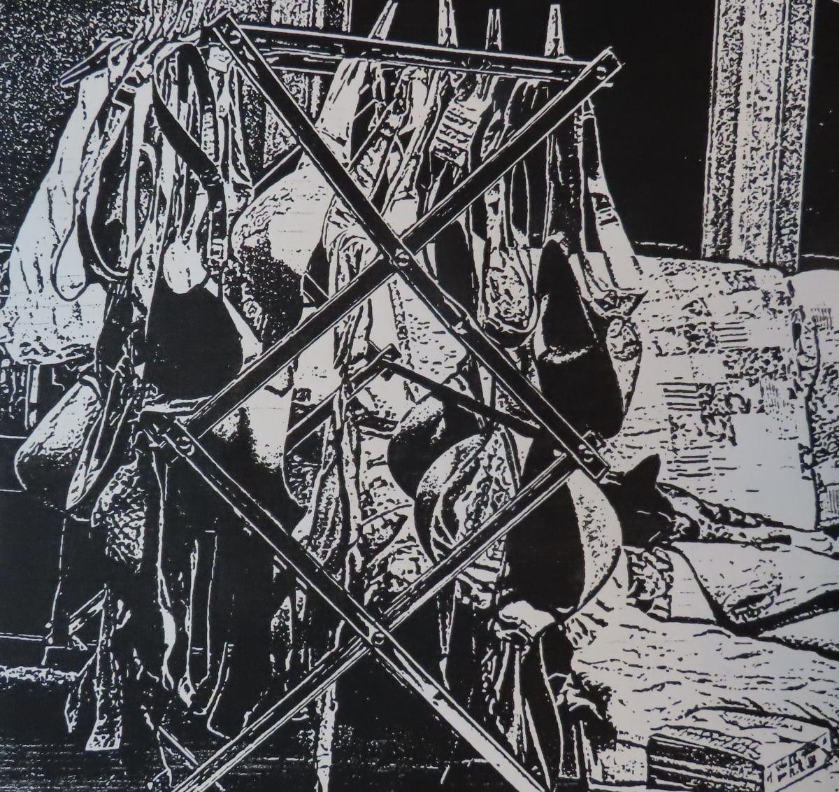 Bras on a Line by dennis gordon 