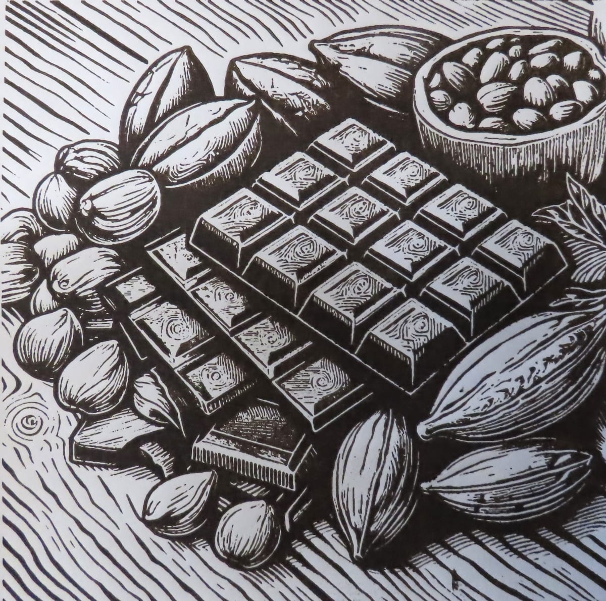 Chocolate Bars by dennis gordon 