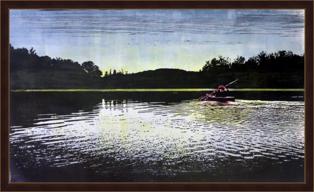 Kayaking by dennis gordon 