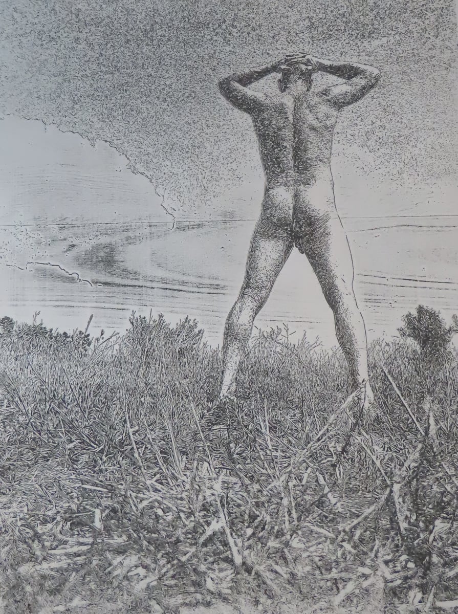 Field Pose by dennis gordon 