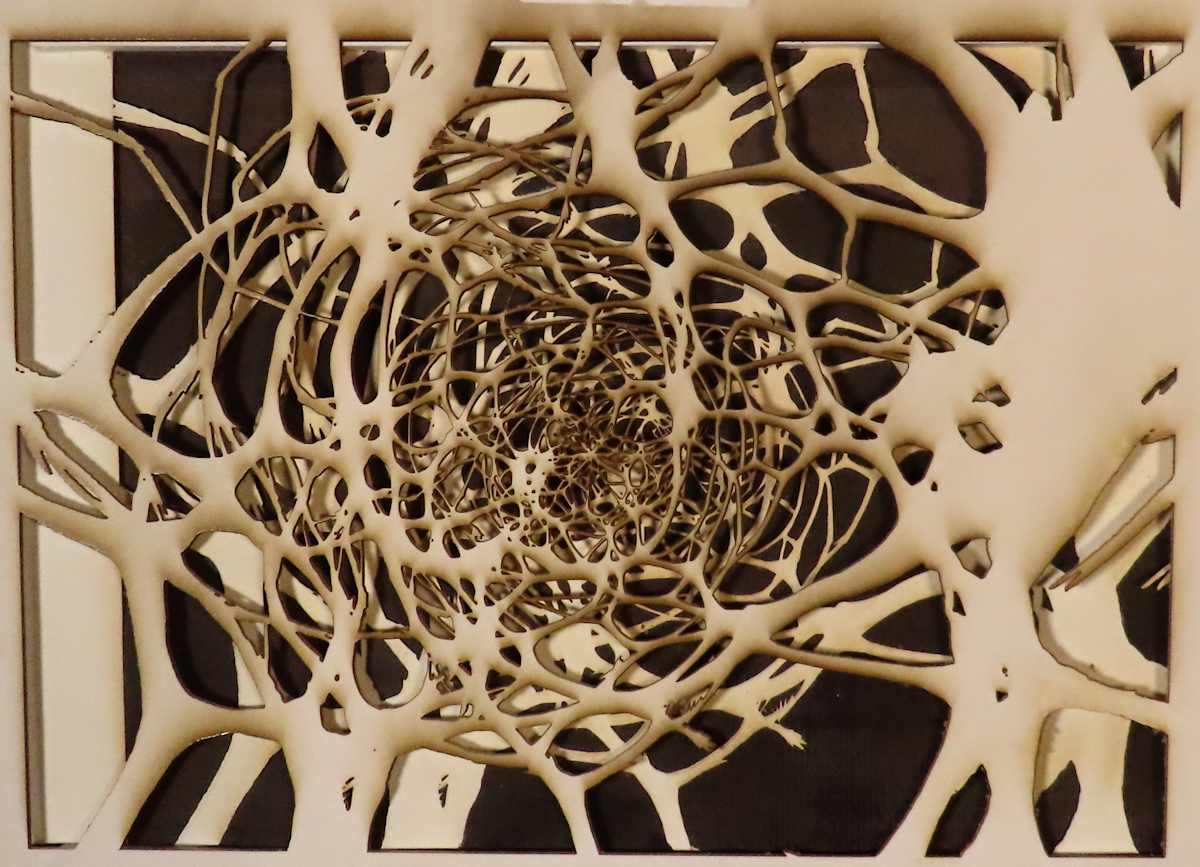 Emerald Lake Cardboard by dennis gordon  Image: Neural Pathways