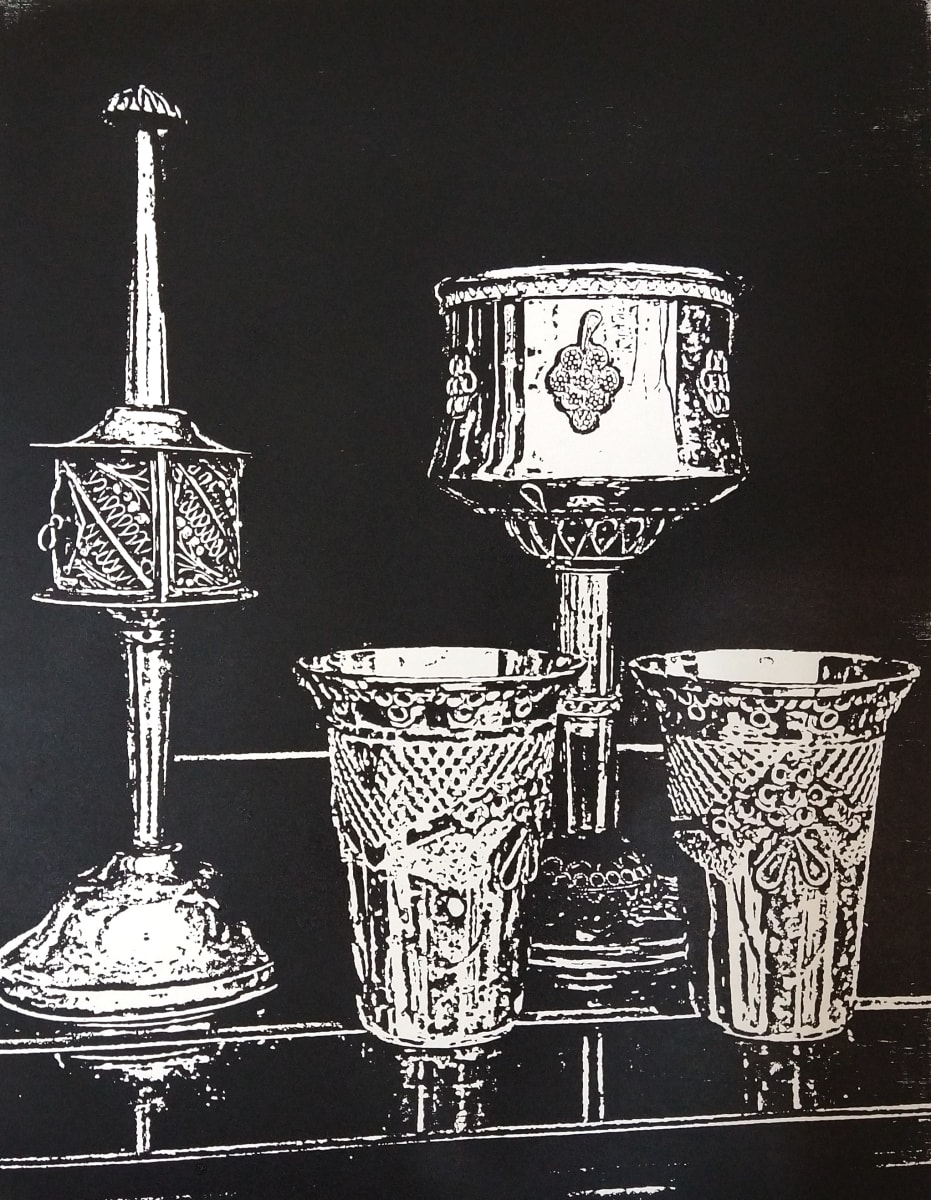Kiddush Cups by dennis gordon 