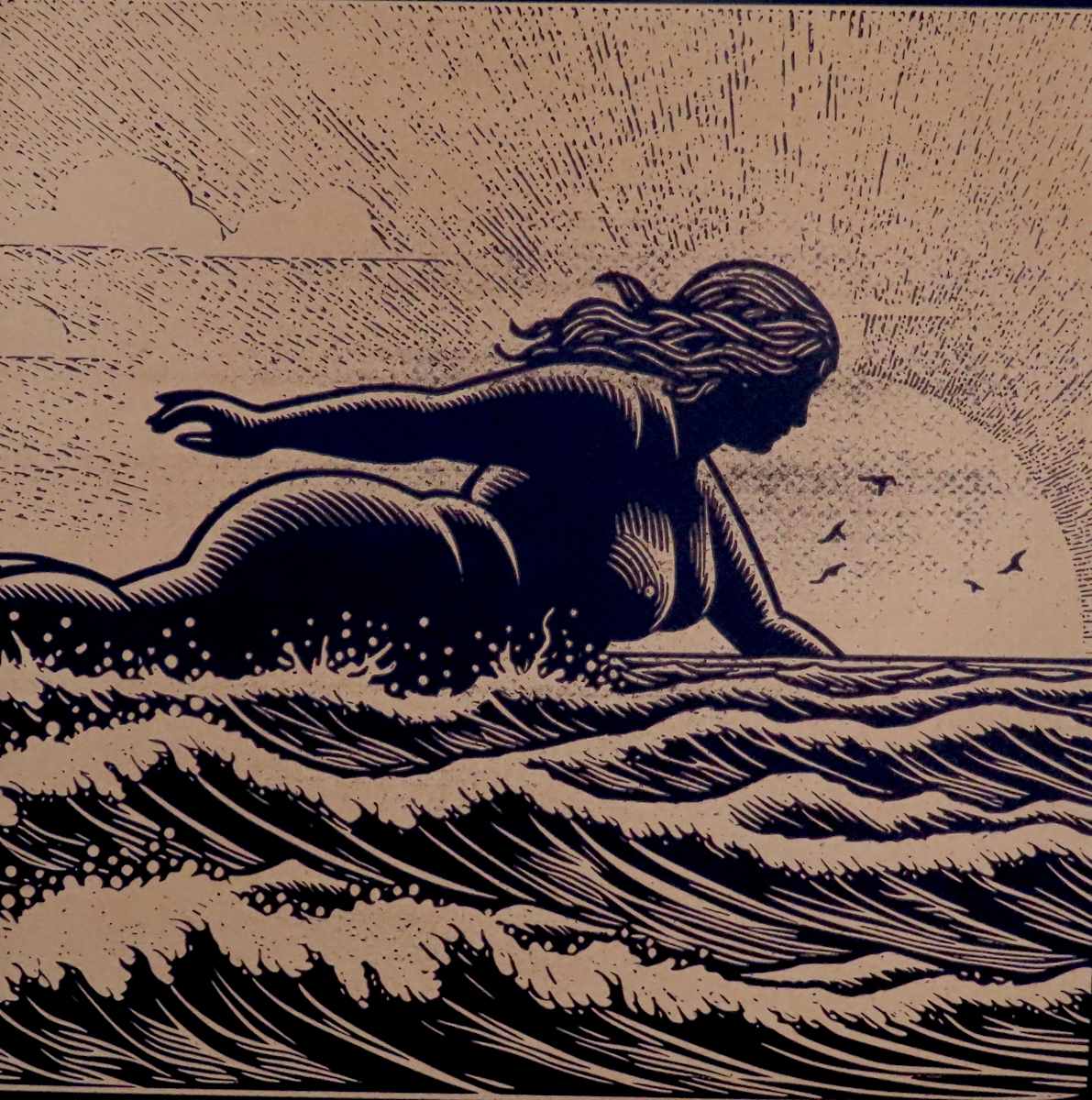 Swimmer by dennis gordon 