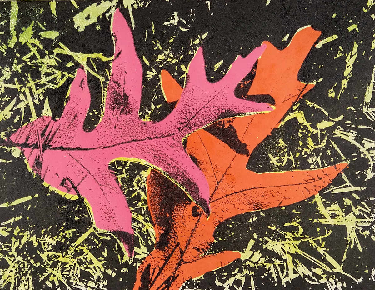 Oak Leaves by dennis gordon 