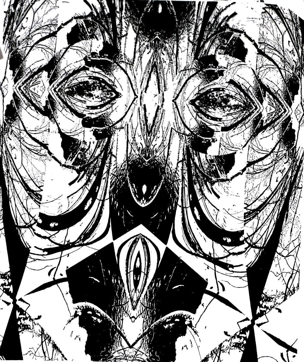 Self Portrait V by dennis gordon 