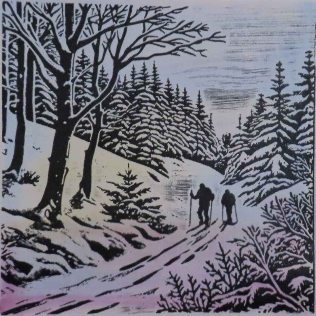 x-country skiing by dennis gordon 