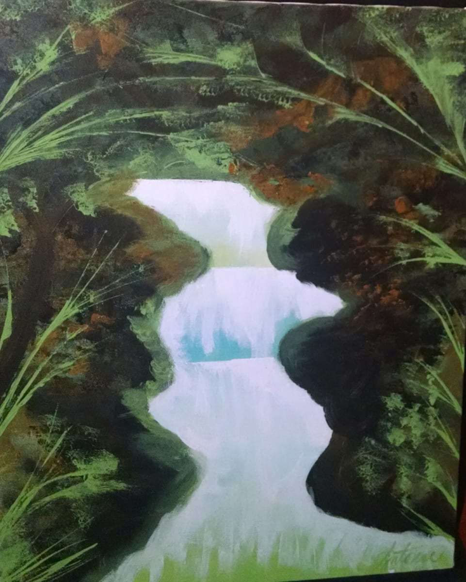 Waterfall deep in the forest by Antonia Tamburello  Image: Hidden Realms