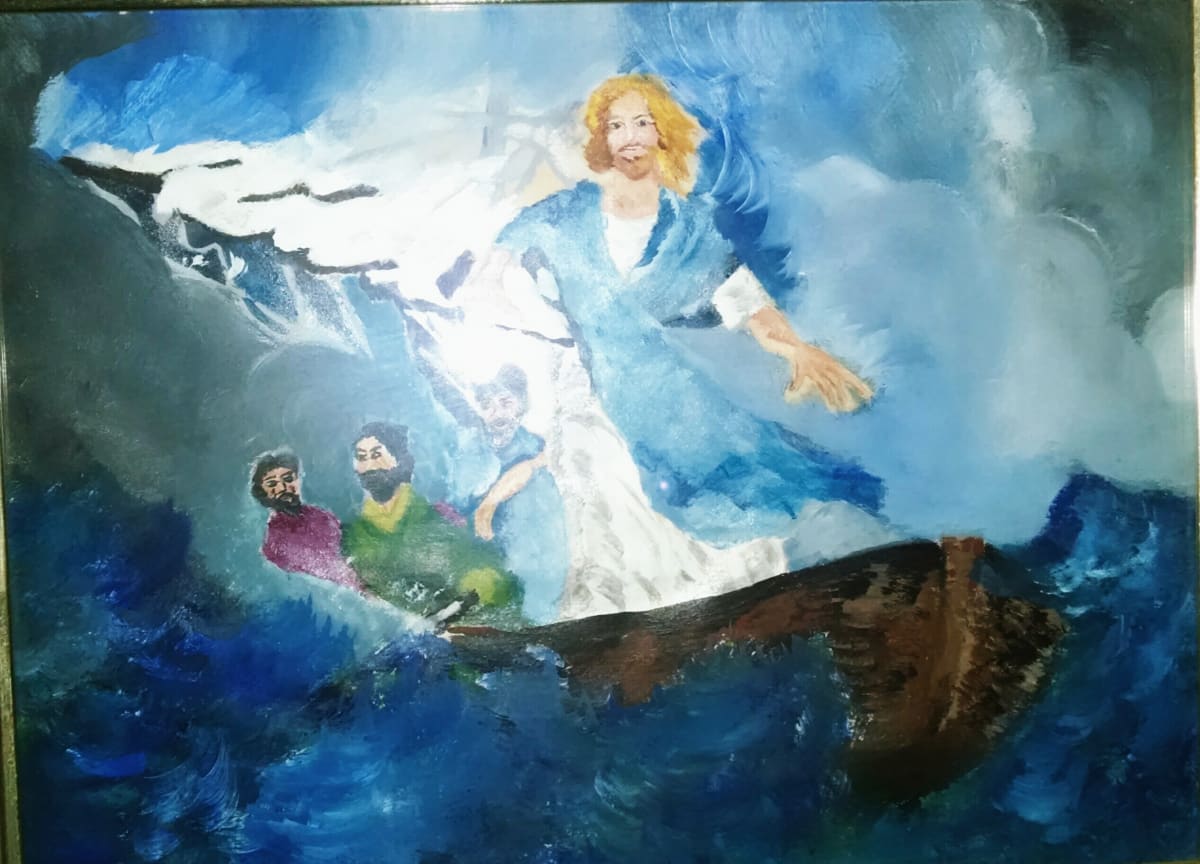 Spiritual by Antonia Tamburello  Image: Jesus calming the sea