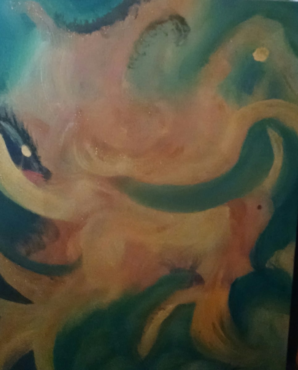 Mystical creature abstract by Antonia Tamburello  Image: Other realm