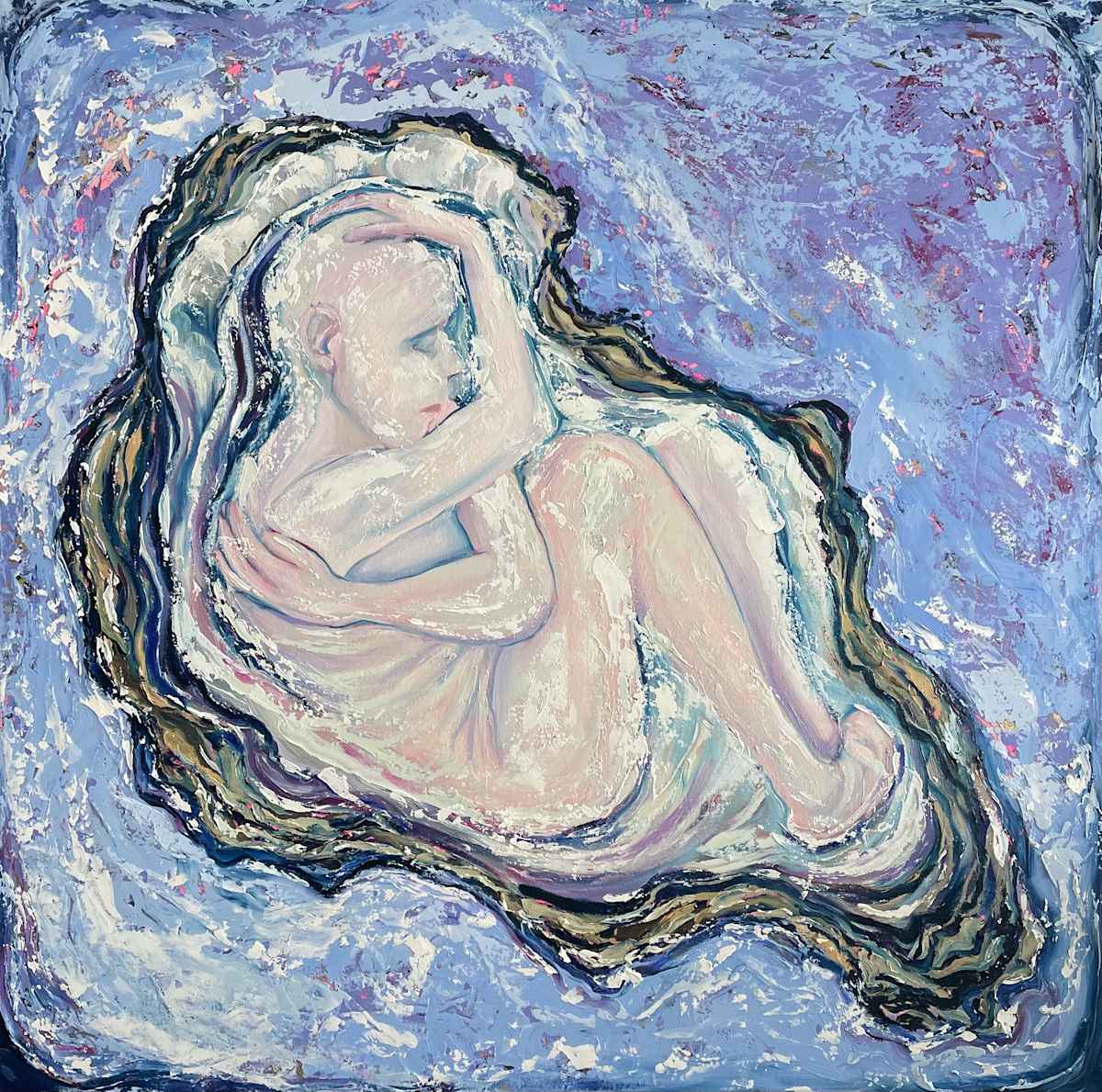 Aqueous Cradle by Jeanne May 