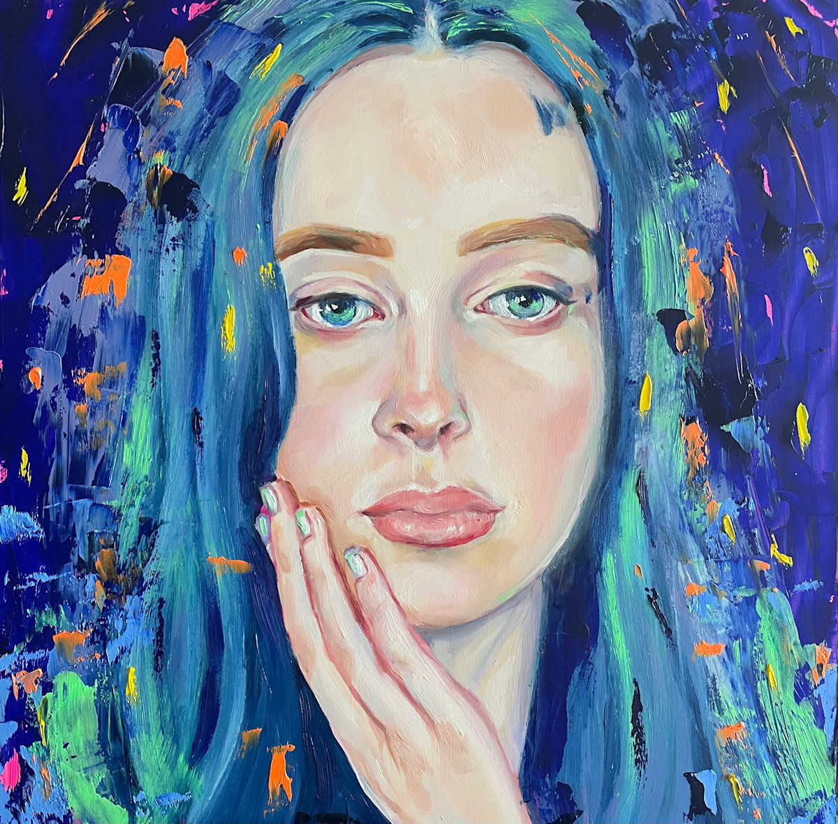 Blue Daydream by Jeanne May 