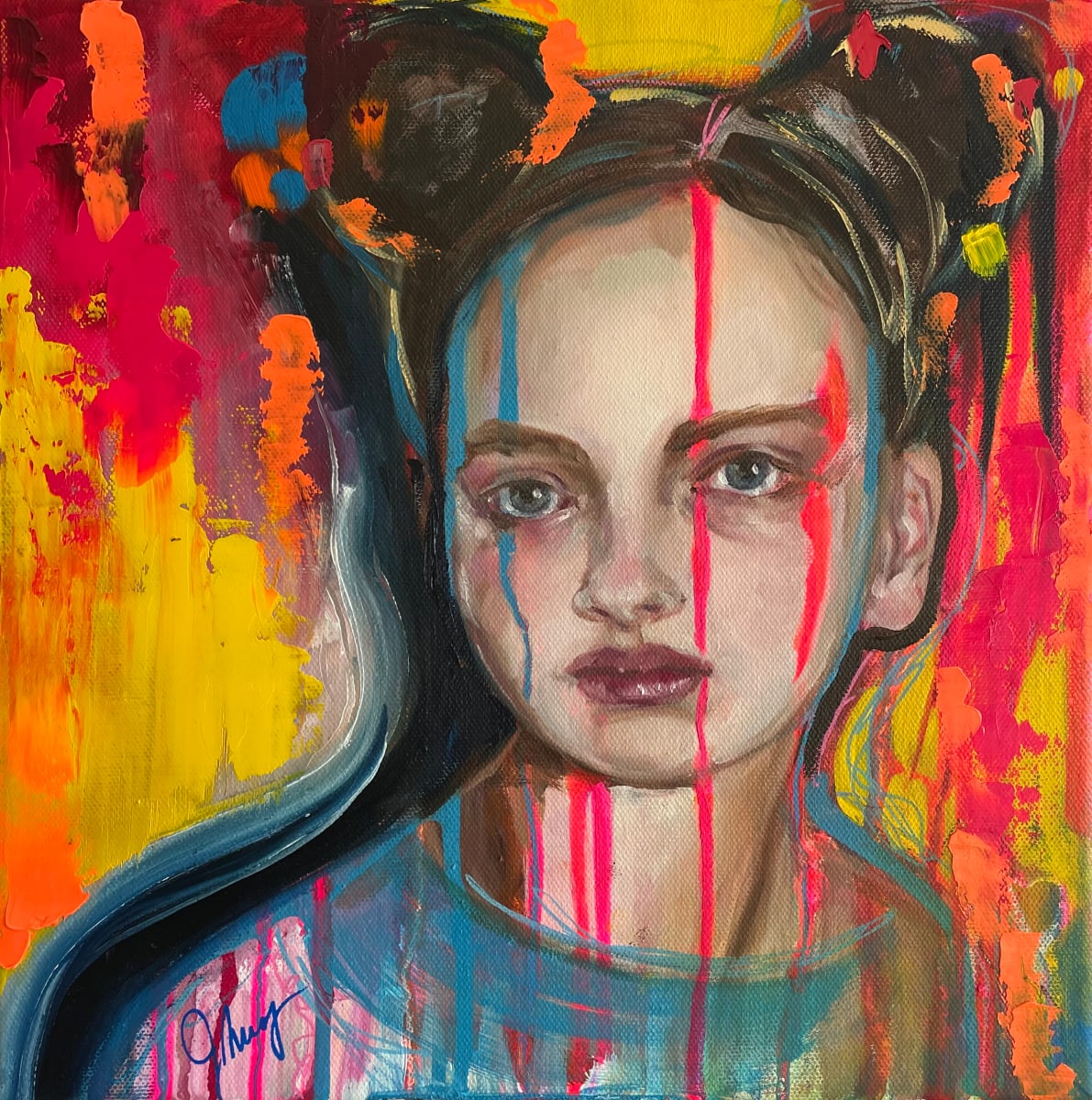 Little Pink Girl by Jeanne May 
