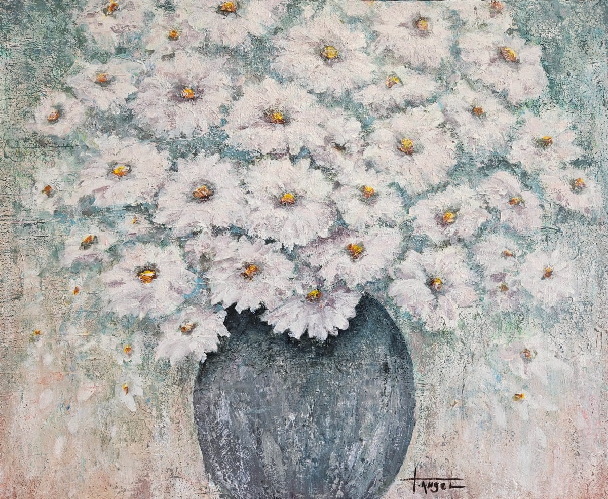 Soft Daisies by Tonya Angel 