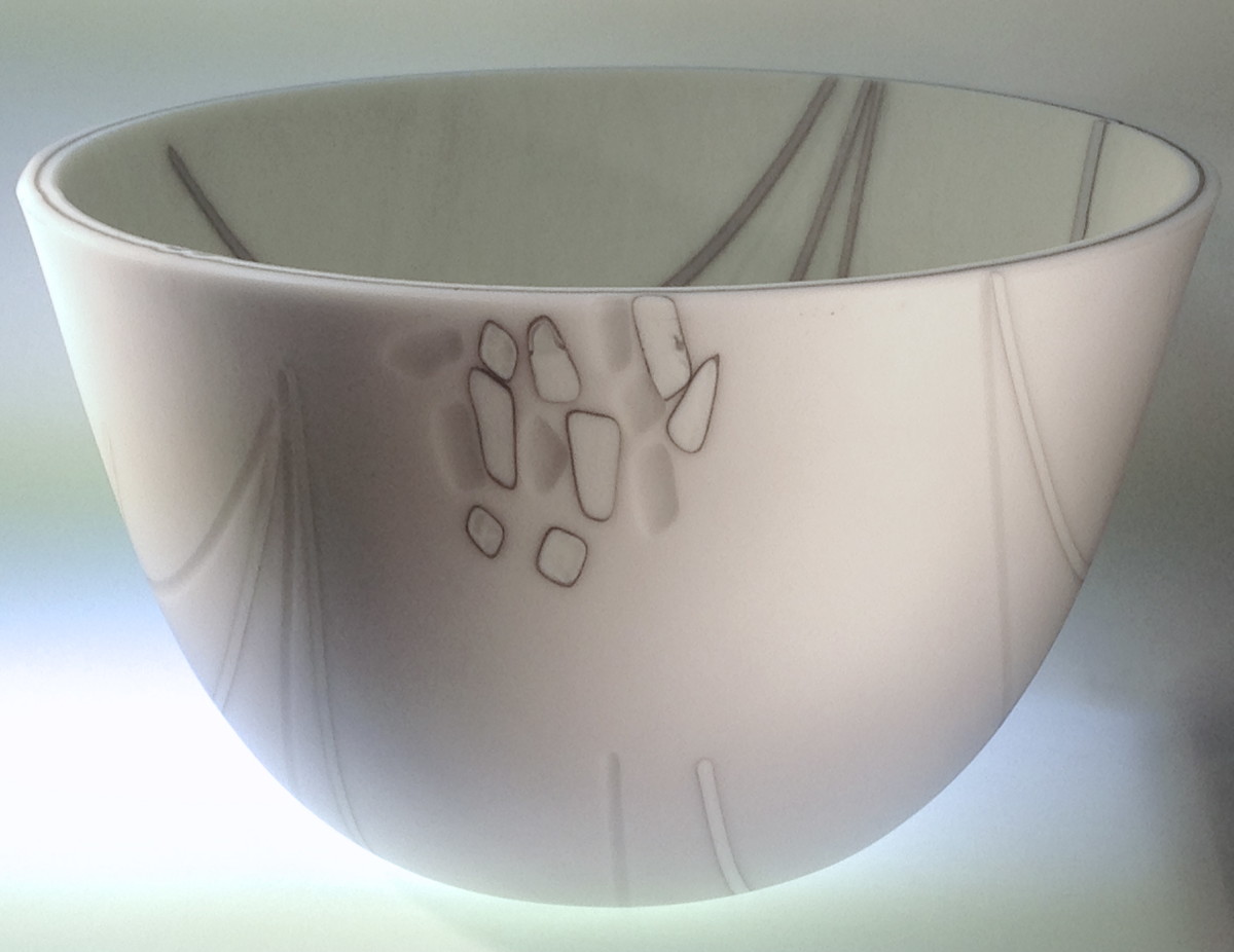vanilla bowl -perfect vessel by LORI Schinelli, Image 1.