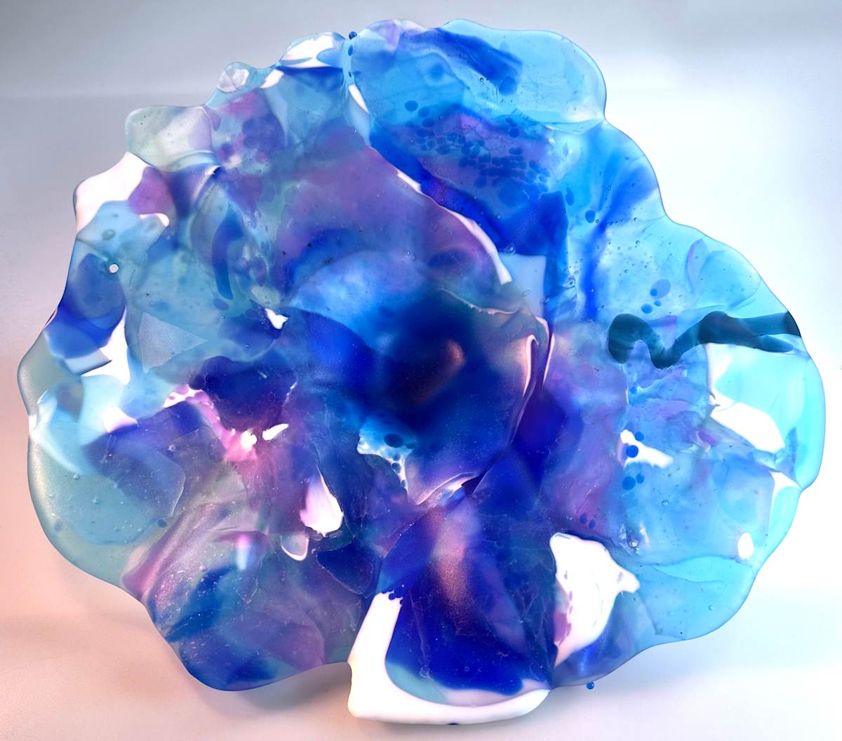 Blue symphony  Wall. by LORI Schinelli 