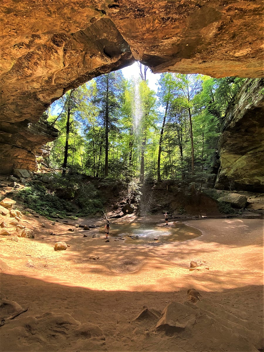 Earth, Water, Florae, Sky by Cheryl Ann Boc-Chidester  Image: From Hocking Hills, OH