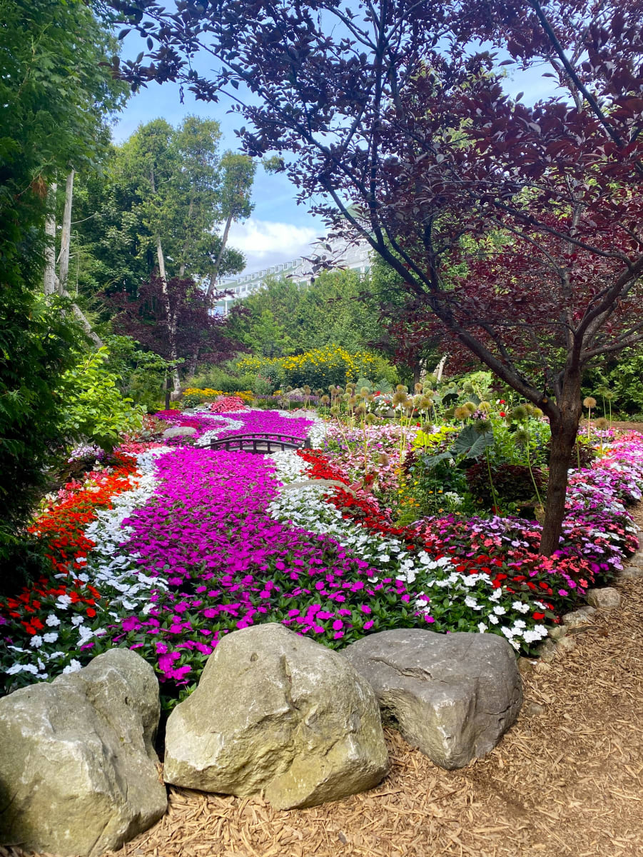 Secret Garden (of the Grand Hotel, Mackinac Island) by Cheryl Ann Boc-Chidester  Image: Secret Garden (of the Grand Hotel, Mackinac Island)