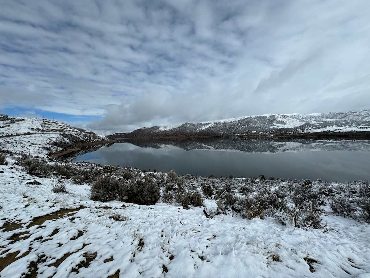 Clouds Echoing the Snow by Cheryl Ann Boc-Chidester, Image 1.