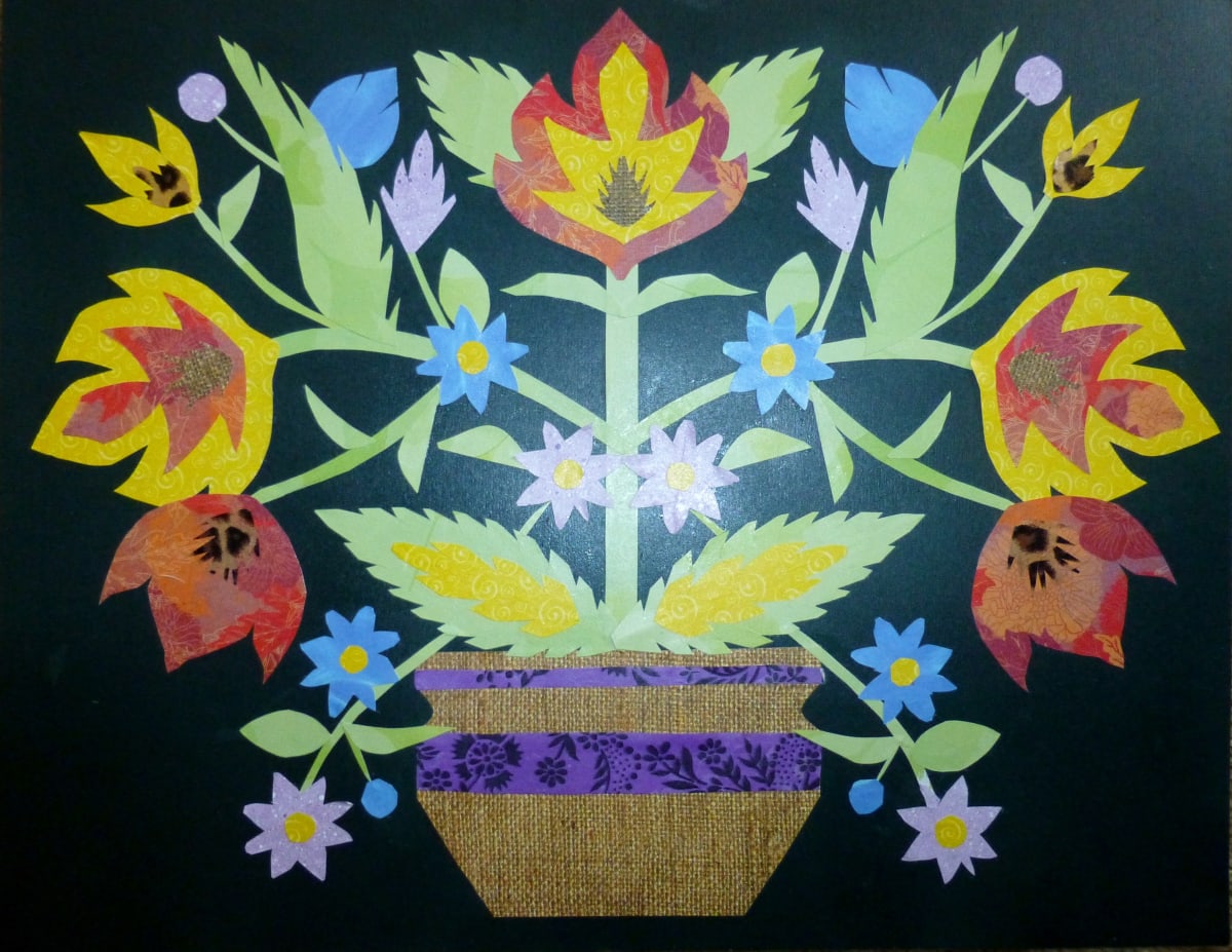 Spring Bouquet by Cheryl Ann Boc-Chidester  Image: Spring Bouquet (Wycinanki)