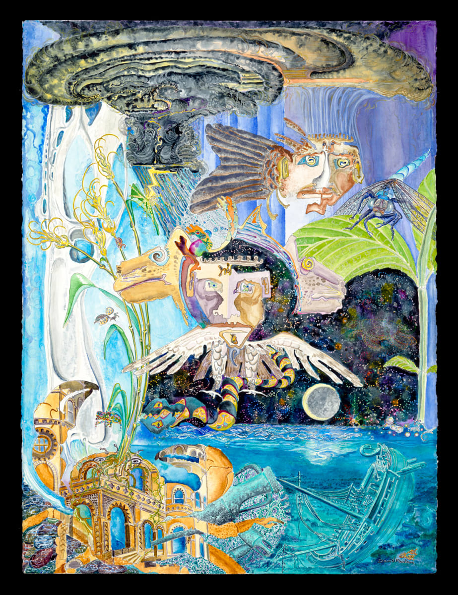 Sunken Ship by David A MacLam 