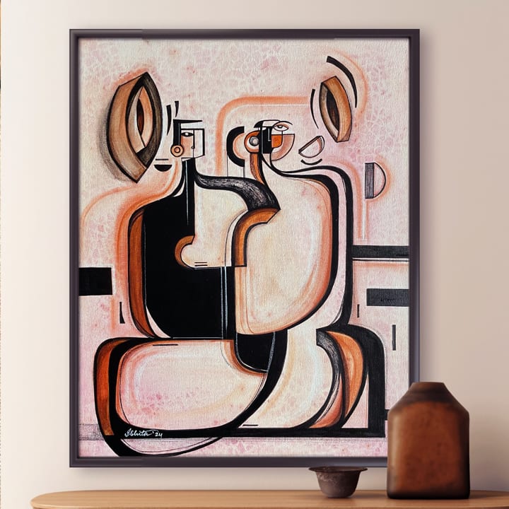 Seated Duo by Ishita Banerjee, Image 6.