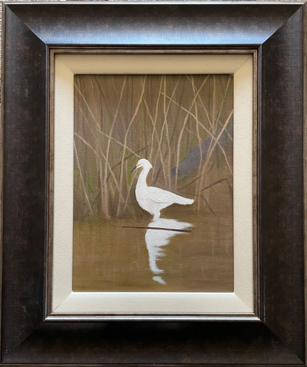 Egret, Davis Bayou Ocean Springs, MS by Elizabeth Flatt 