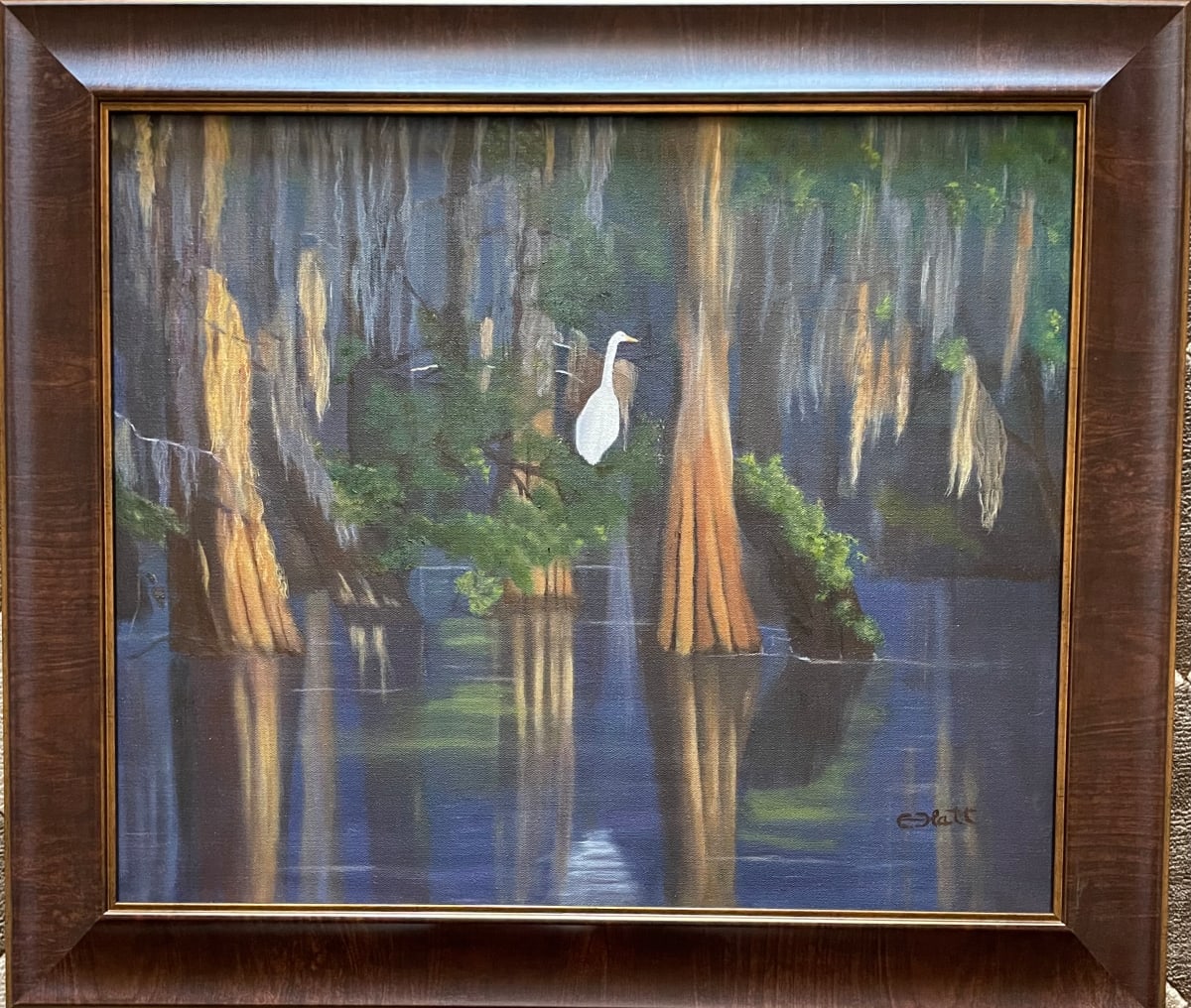Nightfall in the Bayou by Elizabeth Flatt 