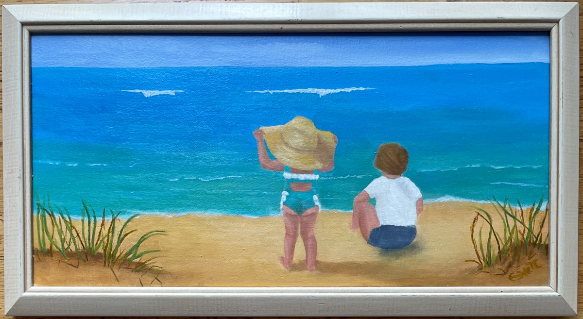 Little Sister, Big Hat by Elizabeth Flatt, Image 1.