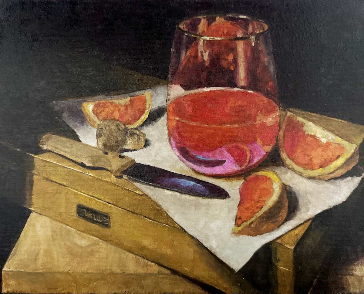 Cocktail on Specimen Box by Vanessa Osmon 