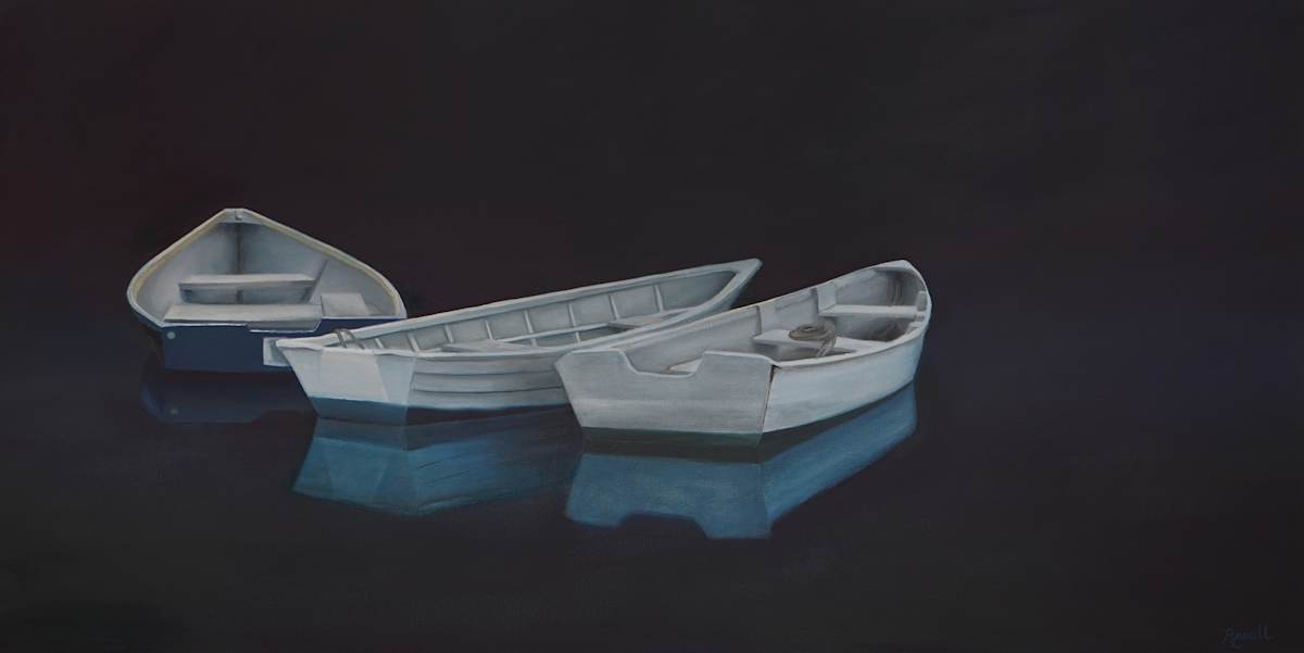 Moonlight Gathering by Matthew Jay Russell  Image: Moonlight gathering, 24x48