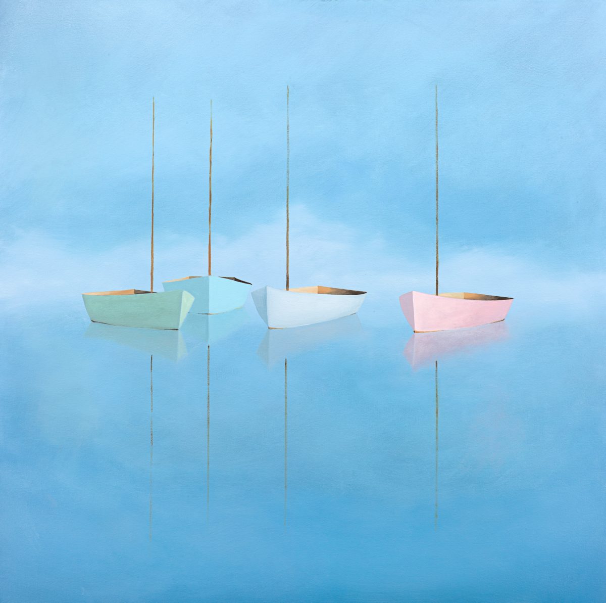 Open Sea by Matthew Jay Russell  Image: Open Sea, 36x36 Oil on Canvas by Matthew Jay Russell