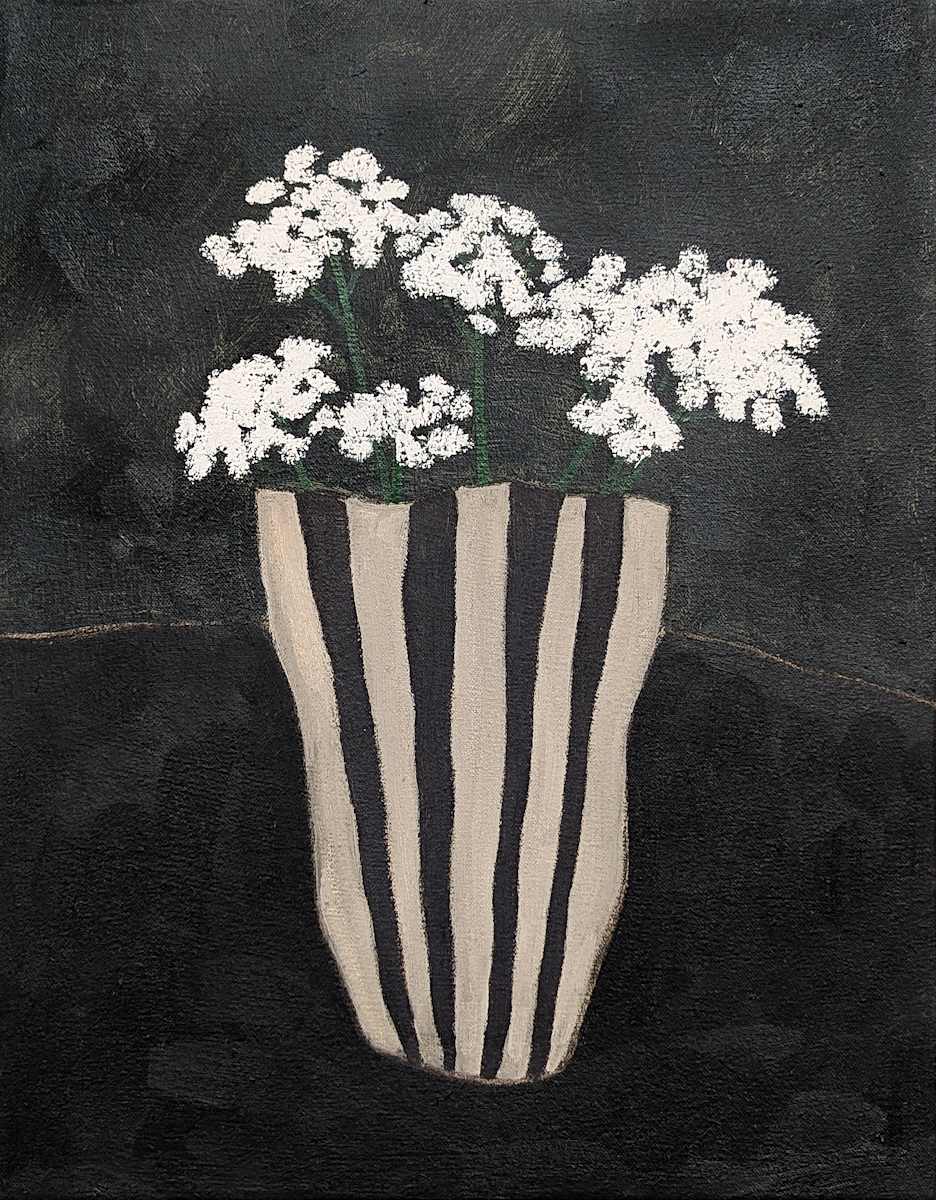 Striped Vase by Kari Breitigam 