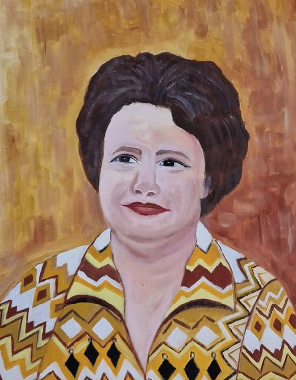 Majka by Tomislava Mihalj  Image: Majka, akril na platnu, 50×40 cm, Zagreb, 2023. godina