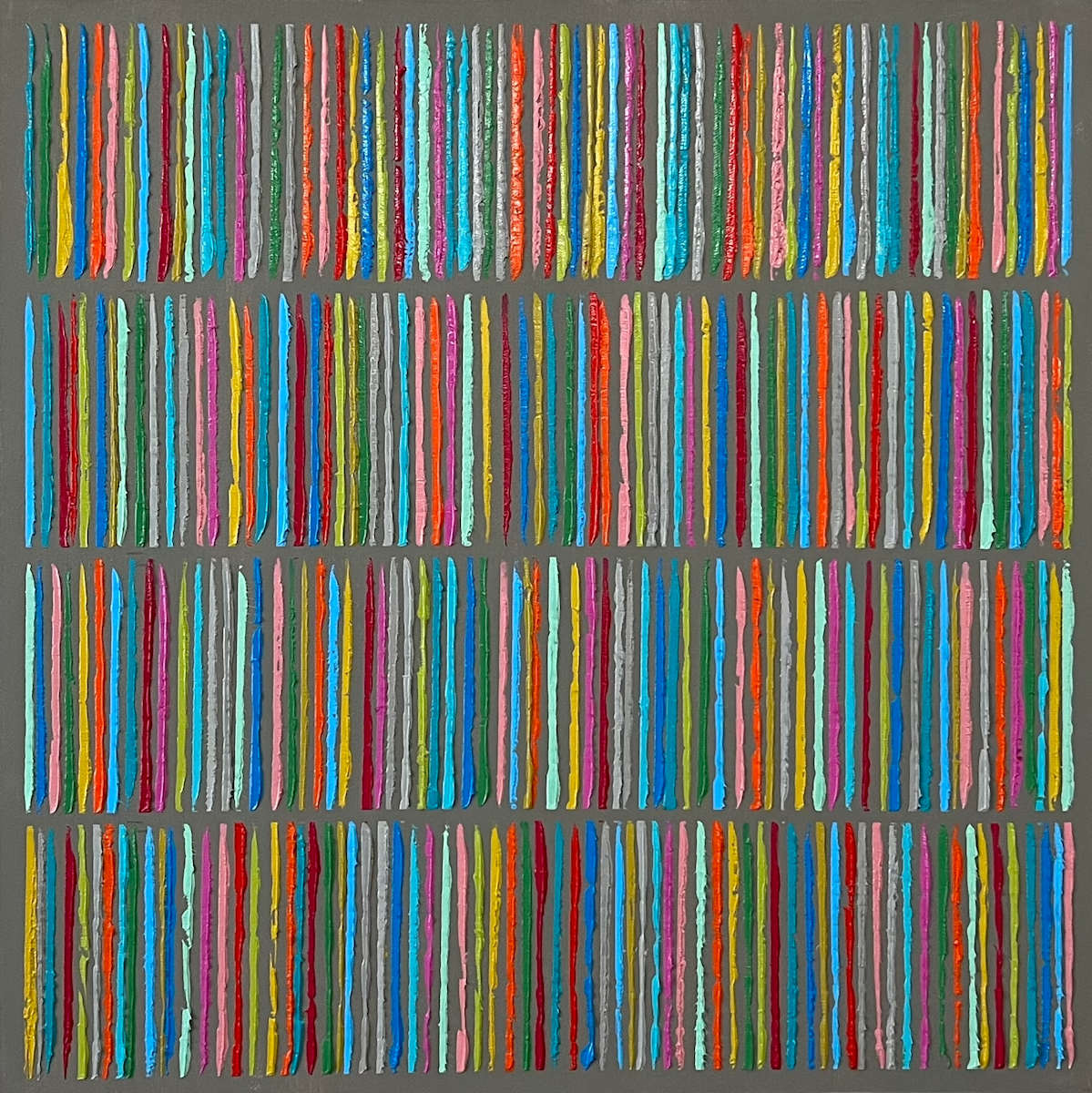 Multi Stripes/Gray by Janet Hamilton, Image 1.