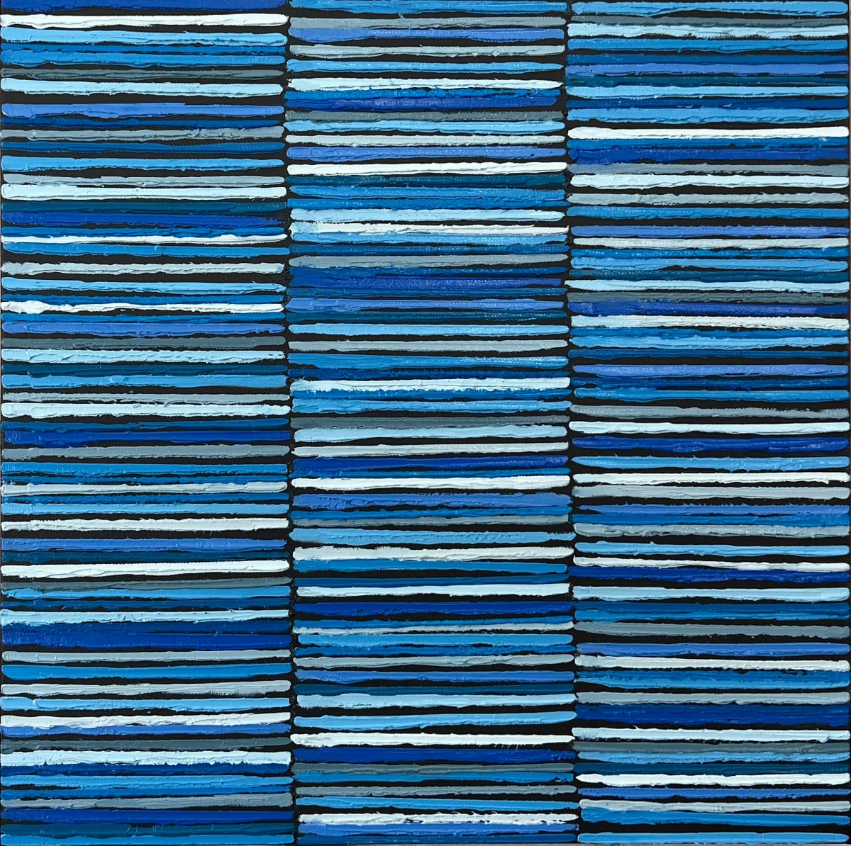 Cobalt Stripes by Janet Hamilton, Image 2.