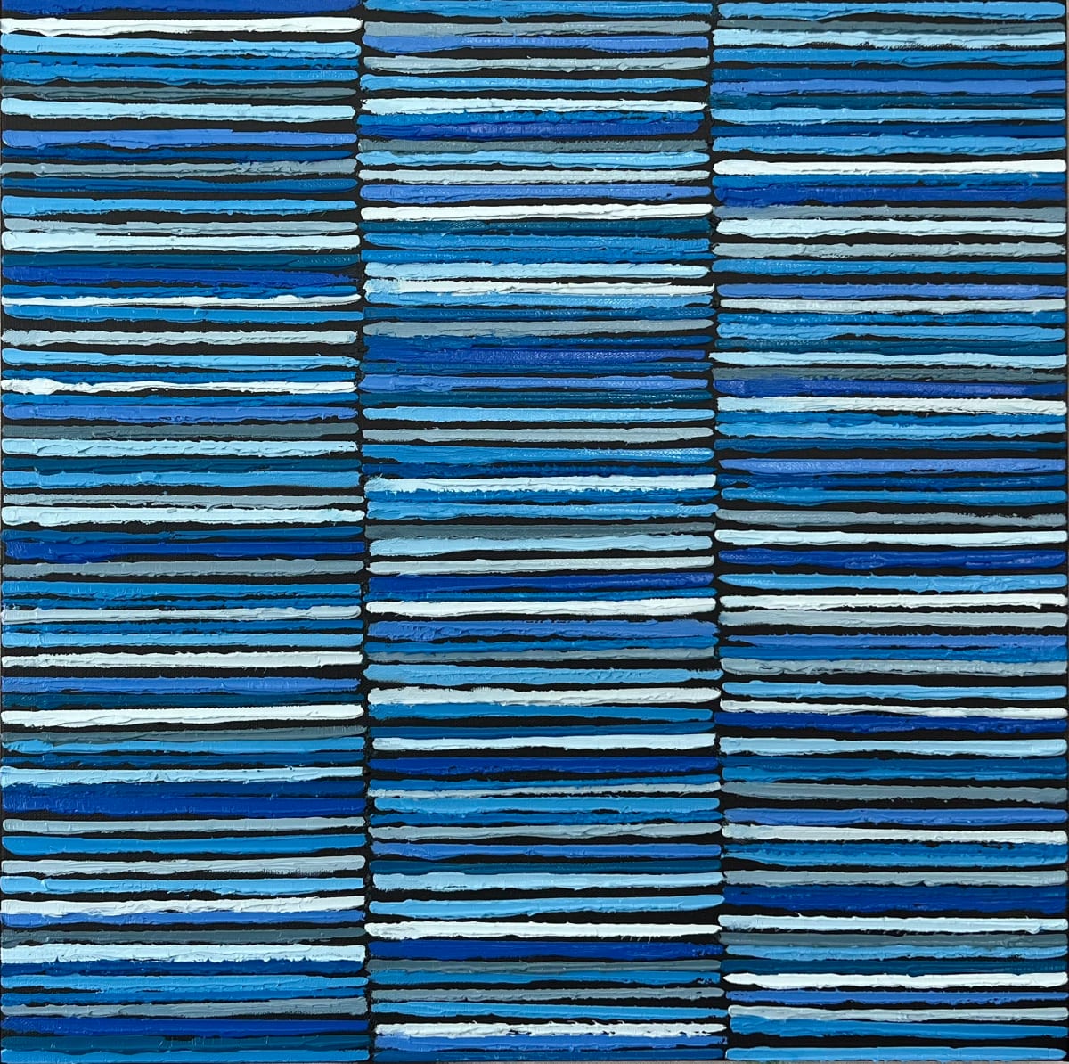 Cobalt Stripes by Janet Hamilton 