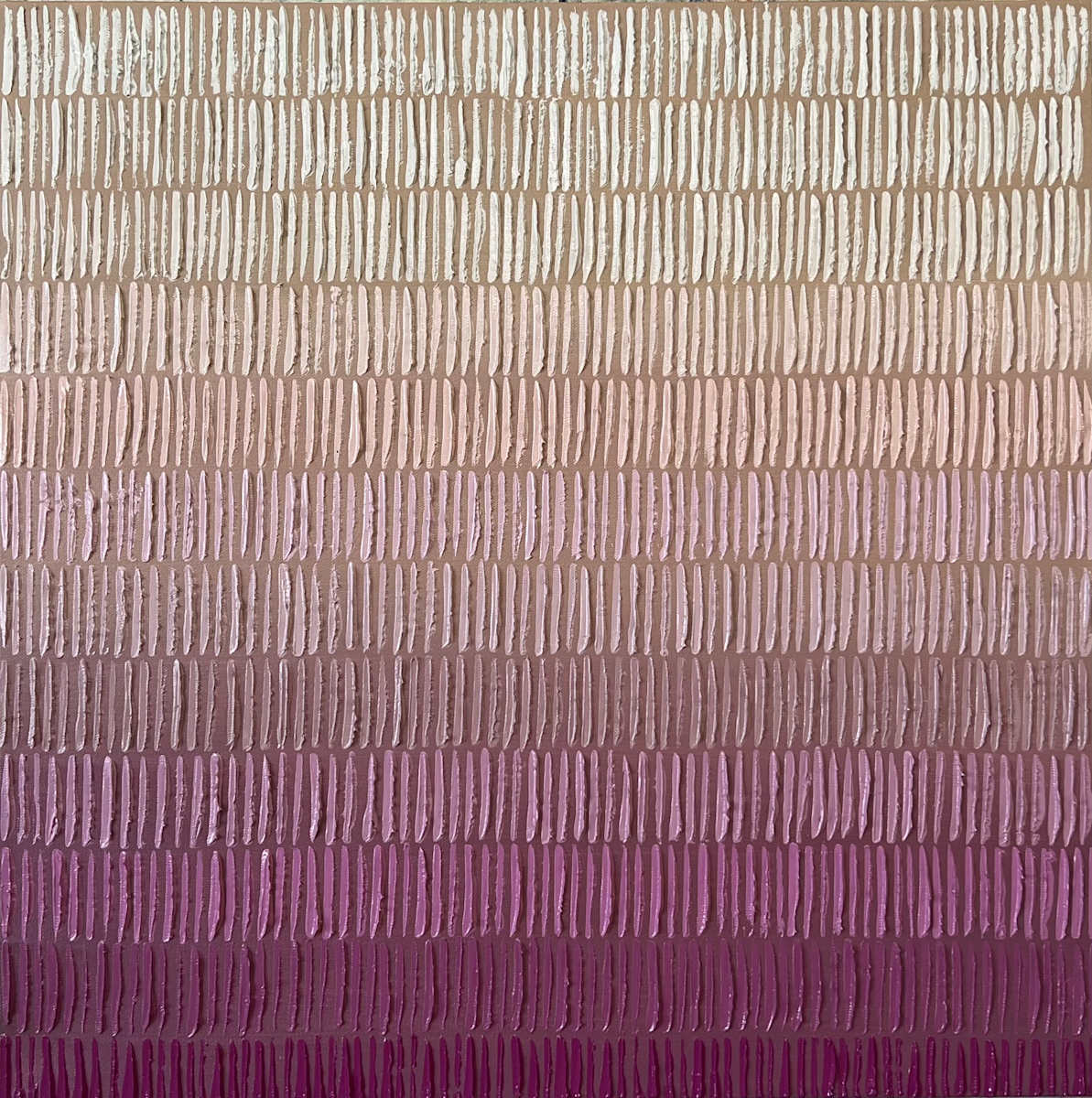 Mauve/Taupe Mini Stripes by Janet Hamilton, Image 1.
