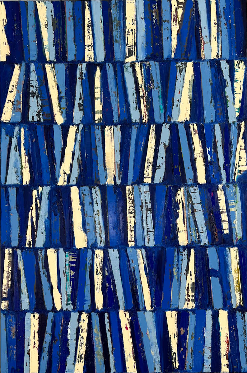 Indigo Stripes by Janet Hamilton, Image 1.