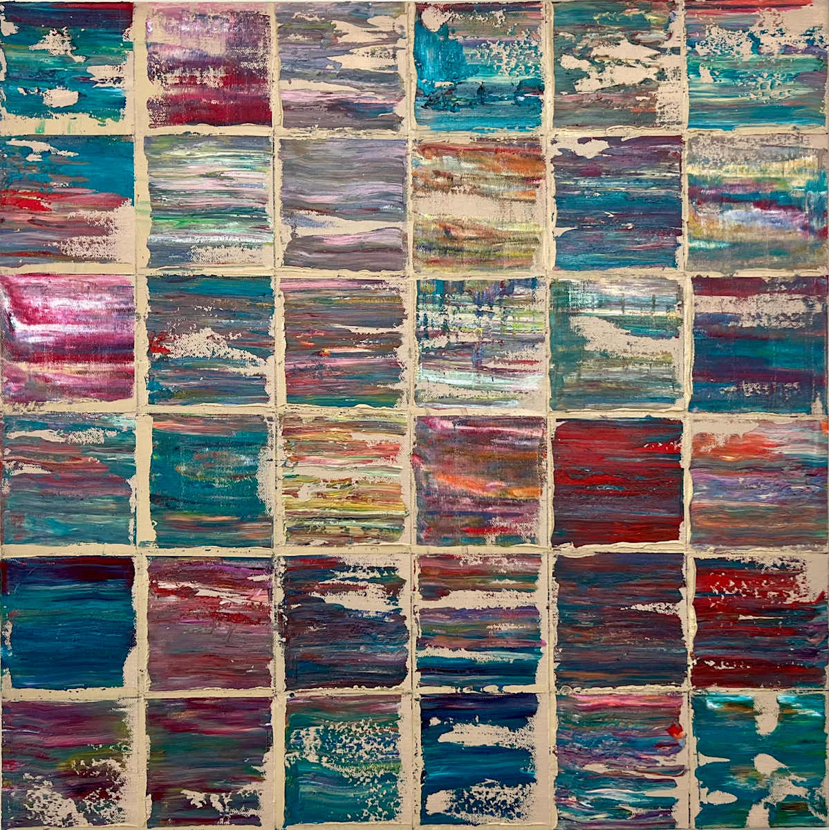 Recycled Squares by Janet Hamilton, Image 1.