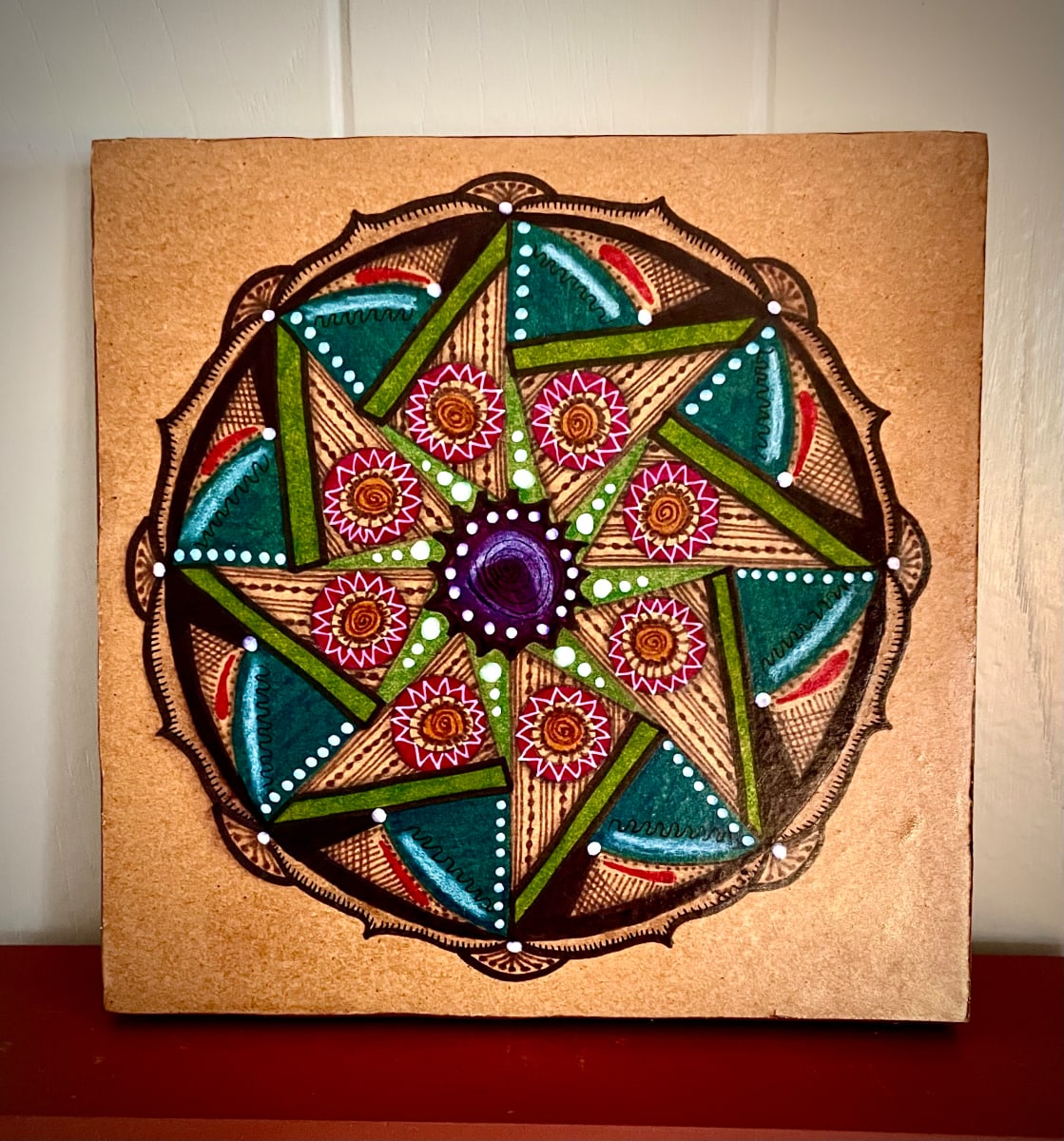 “Patchwork Look Mandala” by Donna Norton, Image 1.