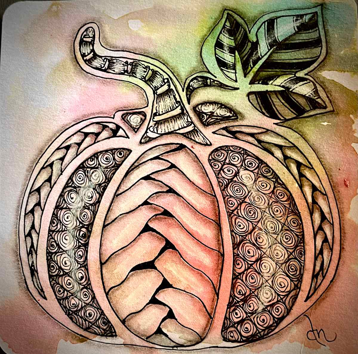 Tangled Pumpkin by Donna Norton, Image 1.