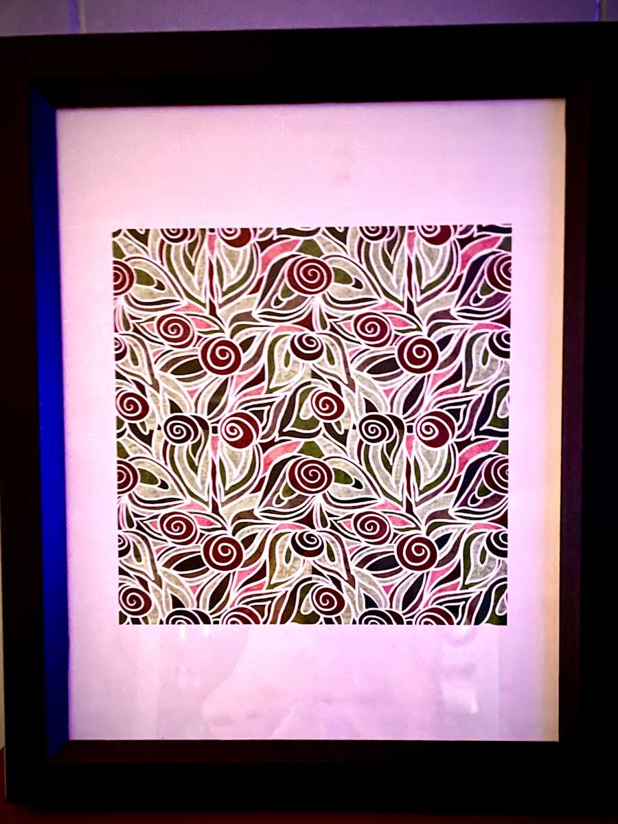 See the Beauty in Every Rosebud by Donna Norton  Image: I wanted to capture the essence of rosebuds in this repeat pattern. 