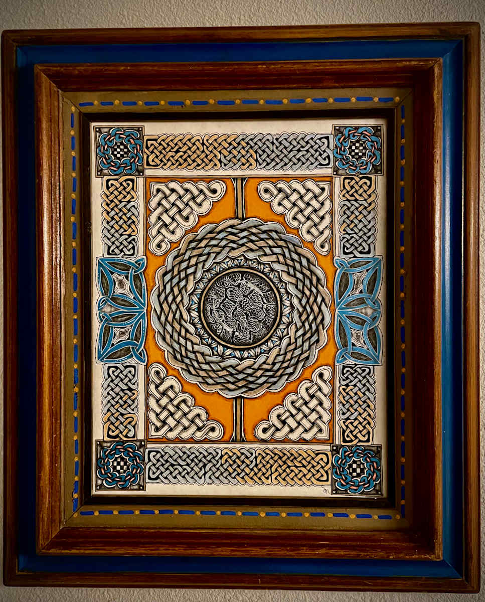 “Echoes in the Well” by Donna Norton  Image: Celtic and Triquetra knots