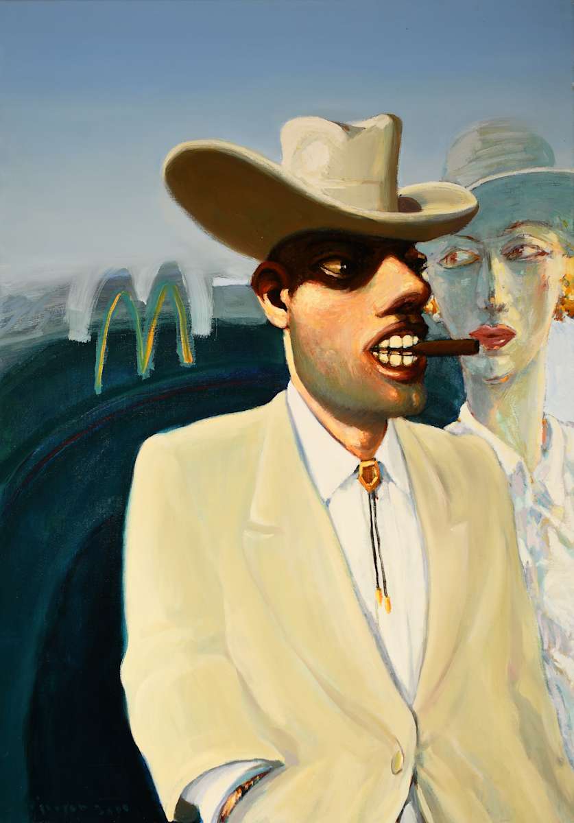 Big Mac, Oil on Canvas, 2000 by Peter Jooren 
