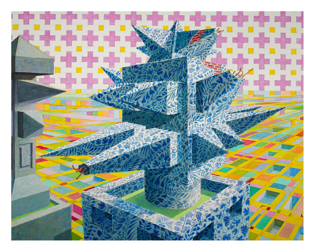 Untitled, Acrylic, 2013 (Delft  Sculpture) by Peter Jooren  Image: Works marked 'Untitled' were not titled by the artist. Any descriptors are for archival reference only. 