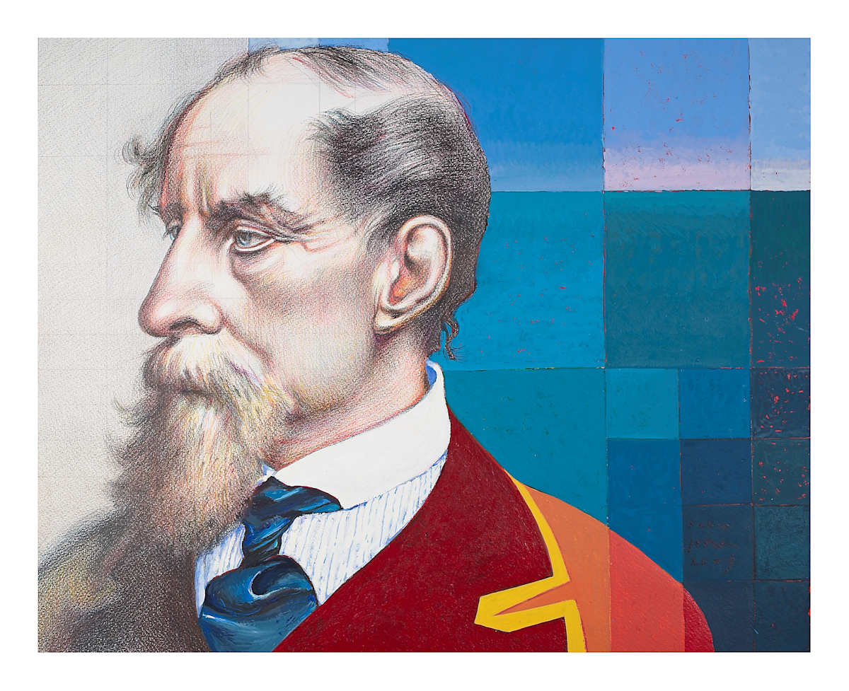 Untitled, Pencil-Acrylic, 2003 (18th Century Man- Pencil) by Peter Jooren  Image: Works marked 'Untitled' were not titled by the artist. Any descriptors are for archival reference only. 