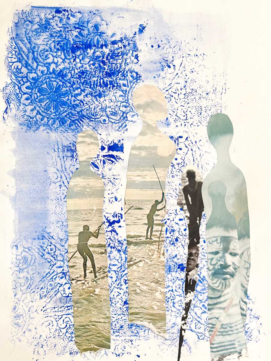 Confronting the Ancestors II (We Are Watching) by ROSALIND NZINGA VAUGHN-NICHOL  Image: Confronting the Ancestors II (We Are Watching)