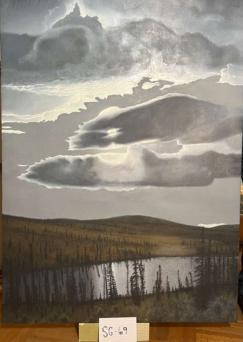 Moonlight near Nabesna by Spence Guerin 