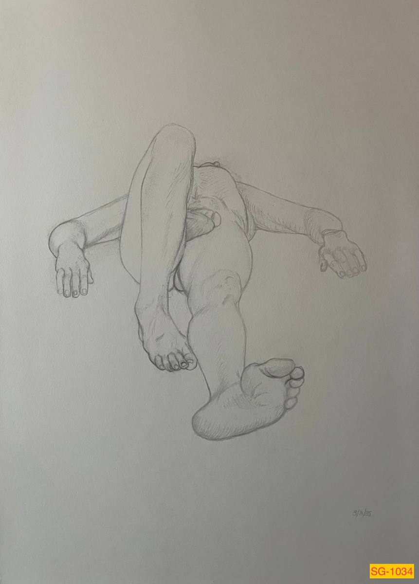 Untitled (male  model nude) by Spence Guerin 