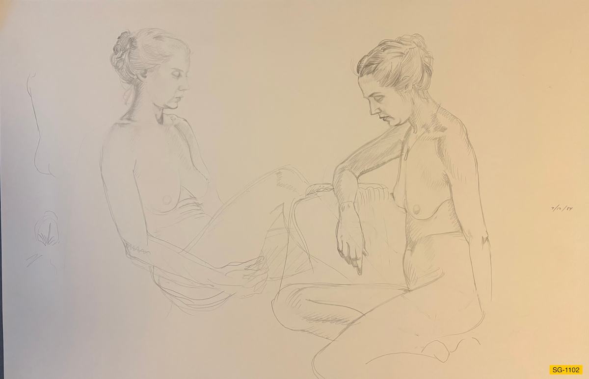 Untitled (female nude) by Spence Guerin 